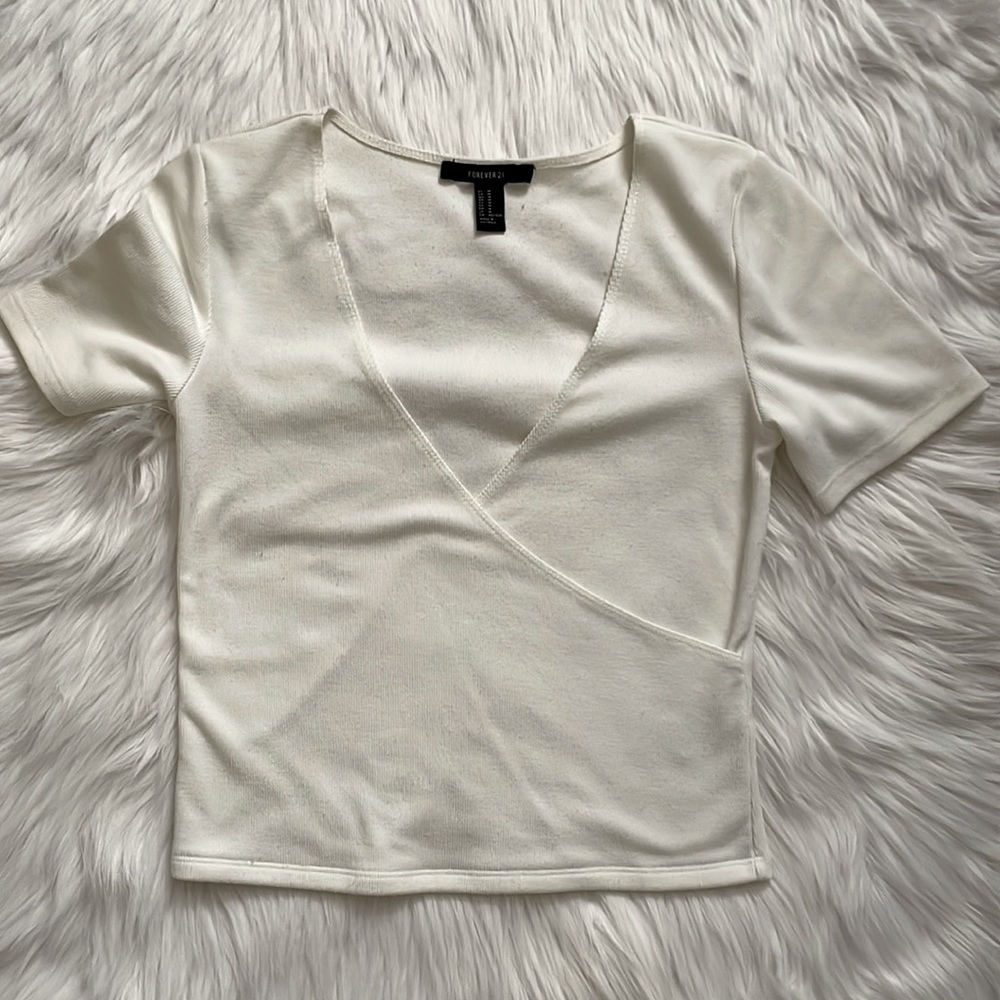 Deep V-Neck crop top